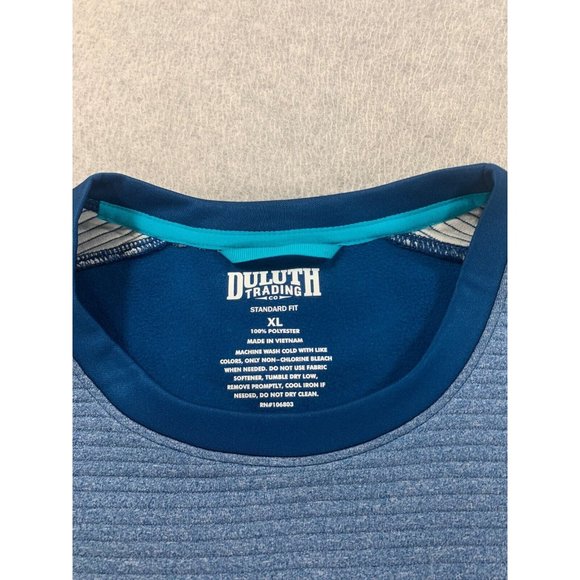 Duluth Trading Co Standard Fit Crew Sweatshirt (Men's XL) Blue - Picture 3 of 12